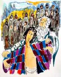 Jacob donnant � Joseph le manteau multicolore